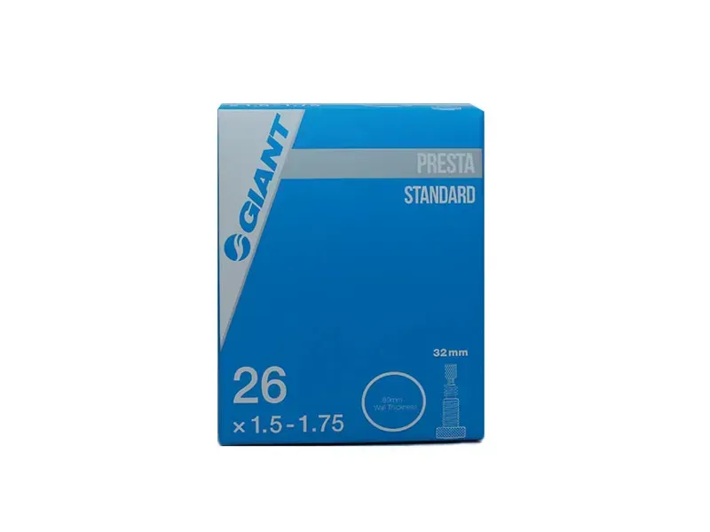 Giant 26x1.5-1.75-inch 32mm Presta Valve Inner Tube in Black