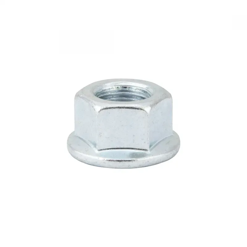 Wheel Master Hub 3/8x26T-Rr Flanged Axle Nuts in Silver