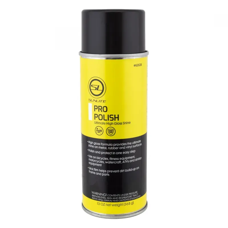 Sunlite 13oz Aerosol Polish in Black