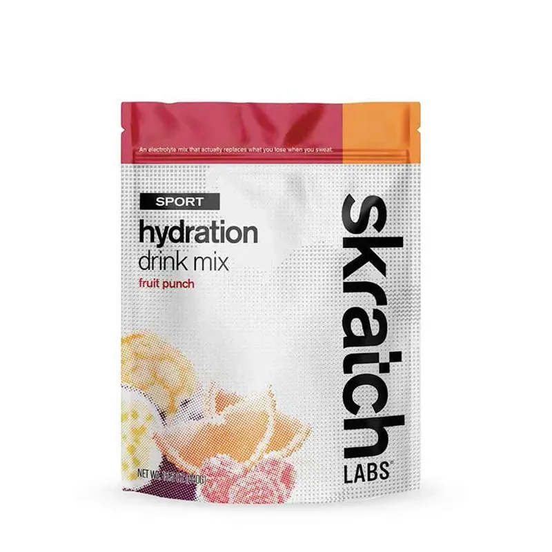 Skratch Labs Sport Hydration 20x Serving Drink Pouch in Fruit Punch