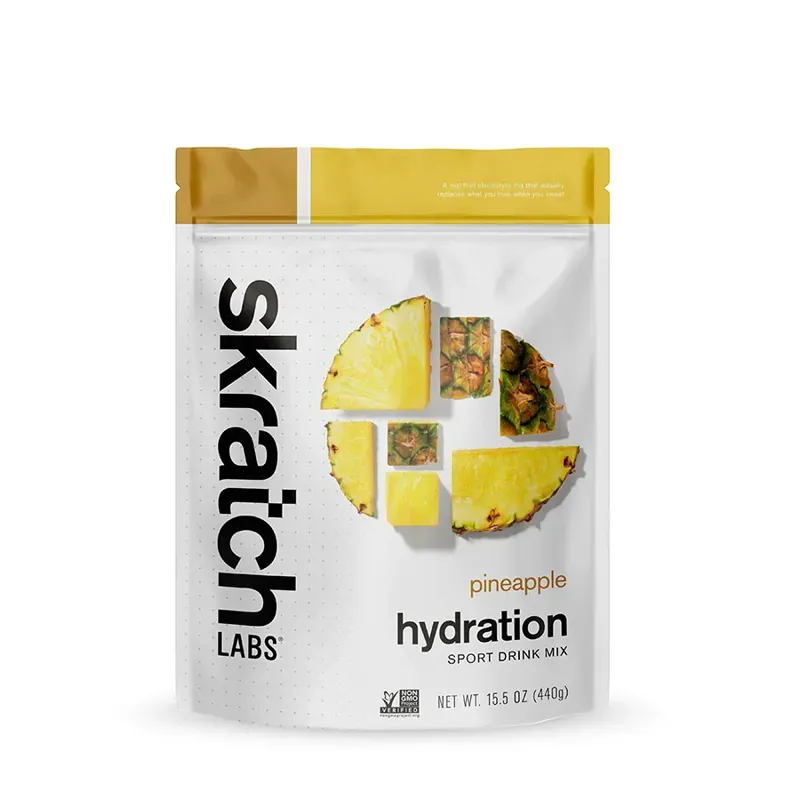 Skratch Labs Sport Hydration 20x Serving Drink Pouch in Pineapple