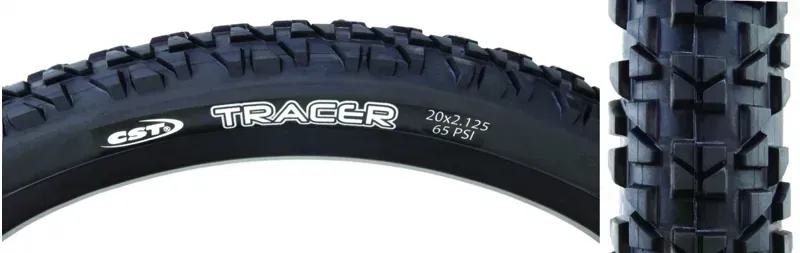 CST Premium 20x2.125-inch Tracer Tire in Black