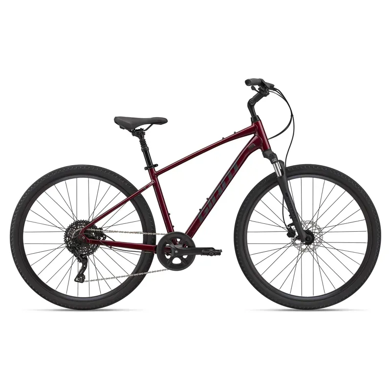 Giant Cypress 2 Hybrid Bike in Garnet