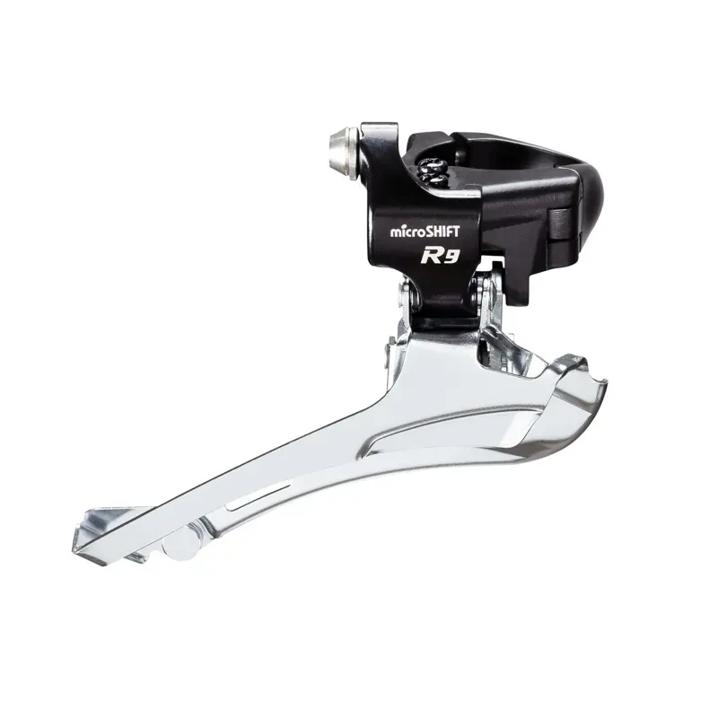 Microshift R9-F 9spd 46-52t Double Front Derailleur in Black