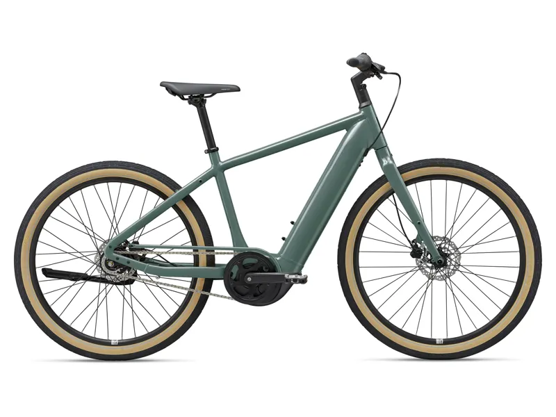 Giant Transend E+ GTS Electric Bike Large in Aby Green