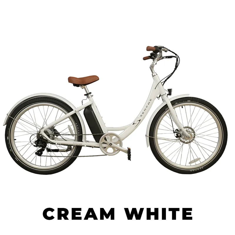 Serfas eDart 350W ST E-Bike in White