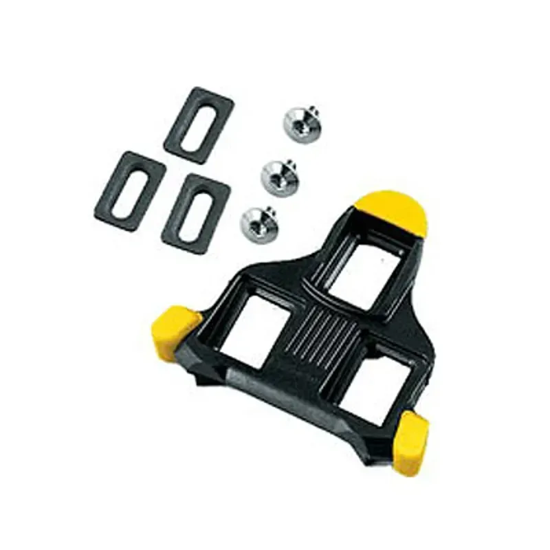 Shimano SM-SH11 SPD-SL 5-Degree Float Cleat Set in Black/Yellow