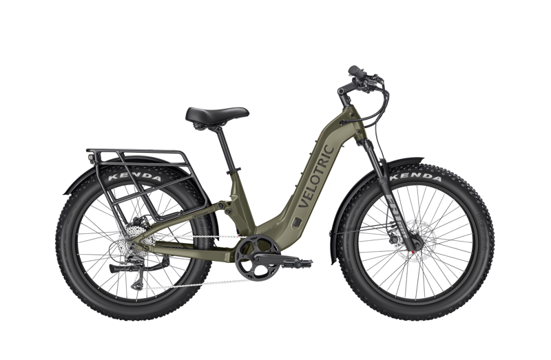 Velotric Nomad 2X Full Suspension Fat Tire Step-Thru eBike in Sage